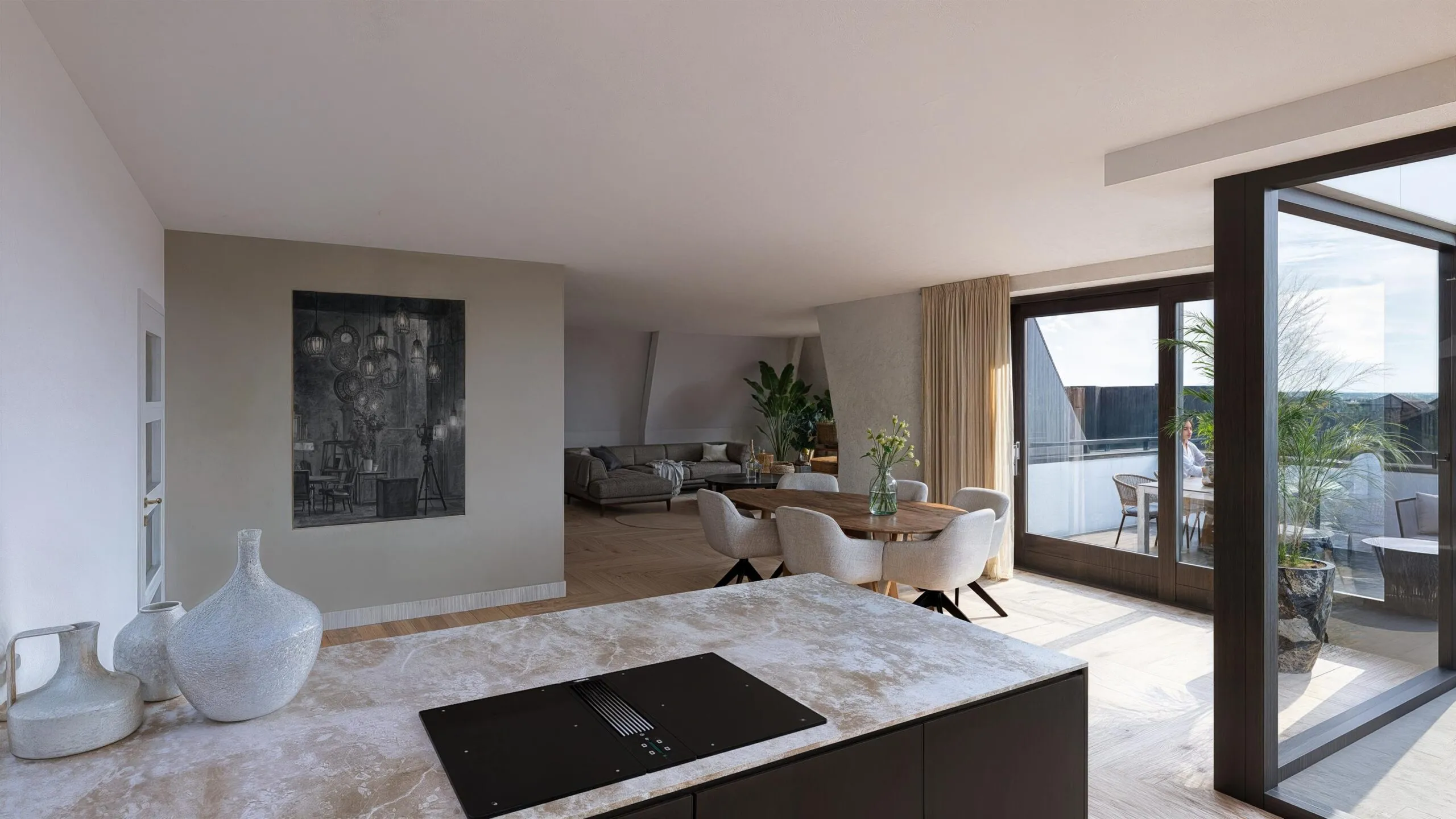 Verdieping 3 Appartement H impressie 3